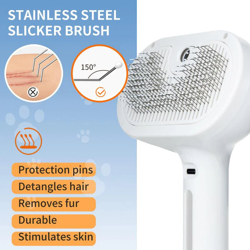 FurEase™ -All-in-One Pet Grooming Mist Brush