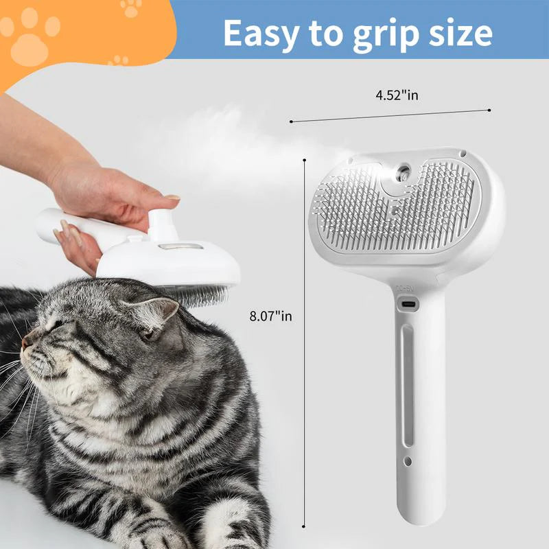 FurEase™ -All-in-One Pet Grooming Mist Brush
